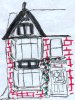 drawing of faraway house