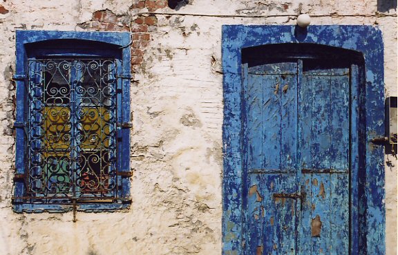 Decaying door and window